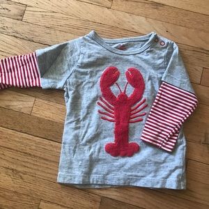 Baby Boden Lobster Tee